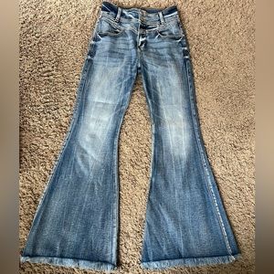 Kancan Jeans skye high super flare high waisted jeans wide flare leg 27